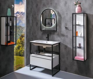 Пенал Armadi Art Loft 75см белый 895-W